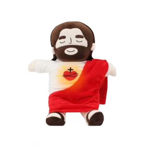 Peluche relajante con sonidos suaves y brillo suave.