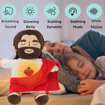Soothing Plush with Gentle Sounds & Soft Glow.